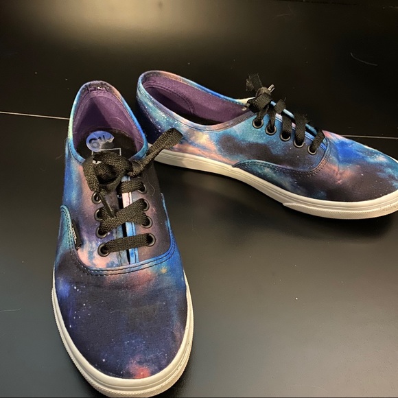 Galaxy Shoes Galaxy Vans Lo Pro Women's Size Vans Galaxy Shoes